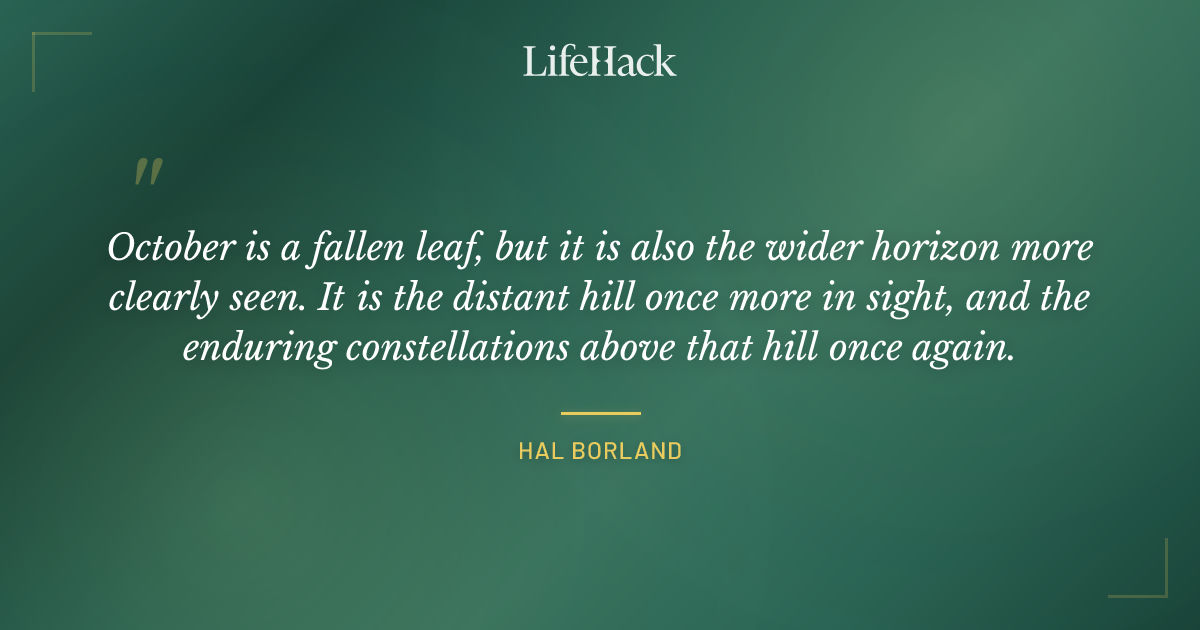 Quote by Hal Borland