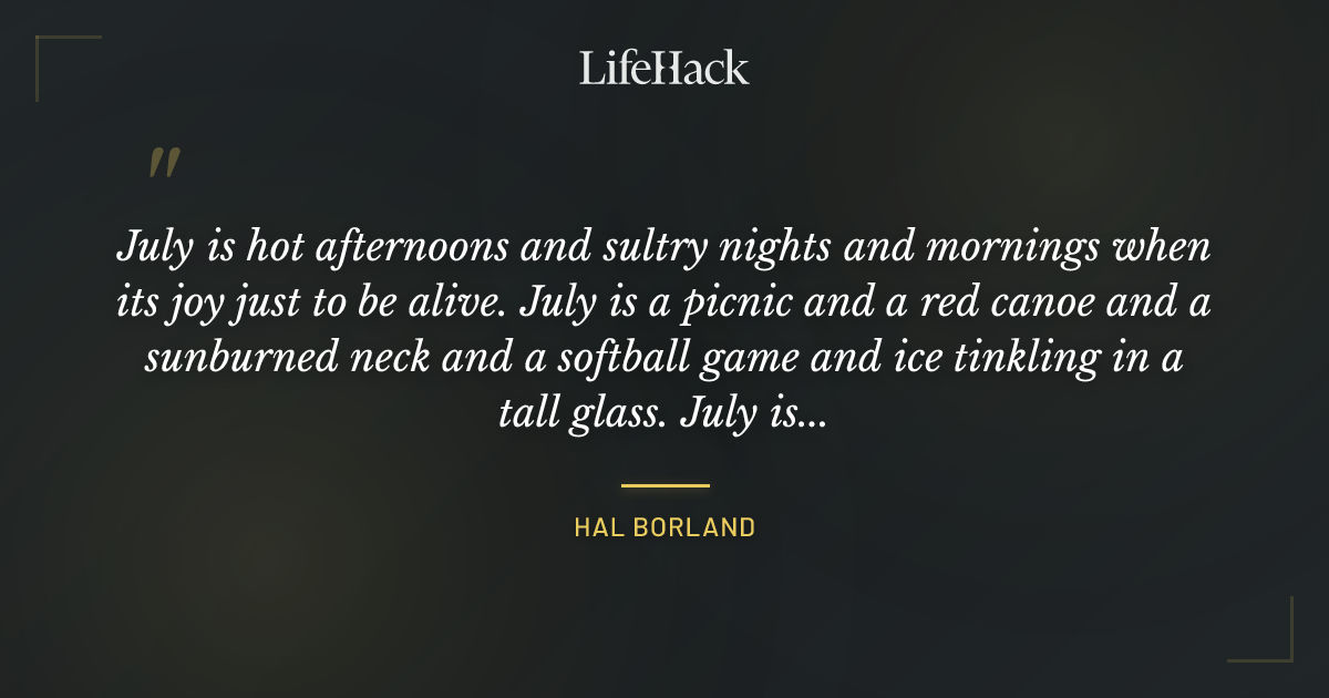 Quote by Hal Borland