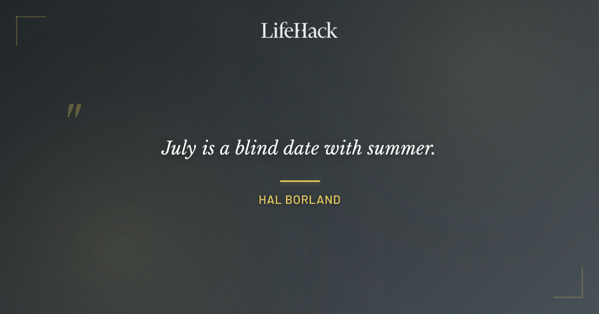 Quote by Hal Borland