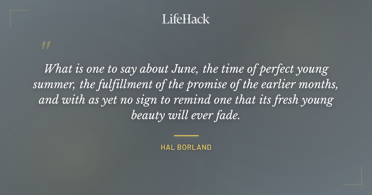Quote by Hal Borland