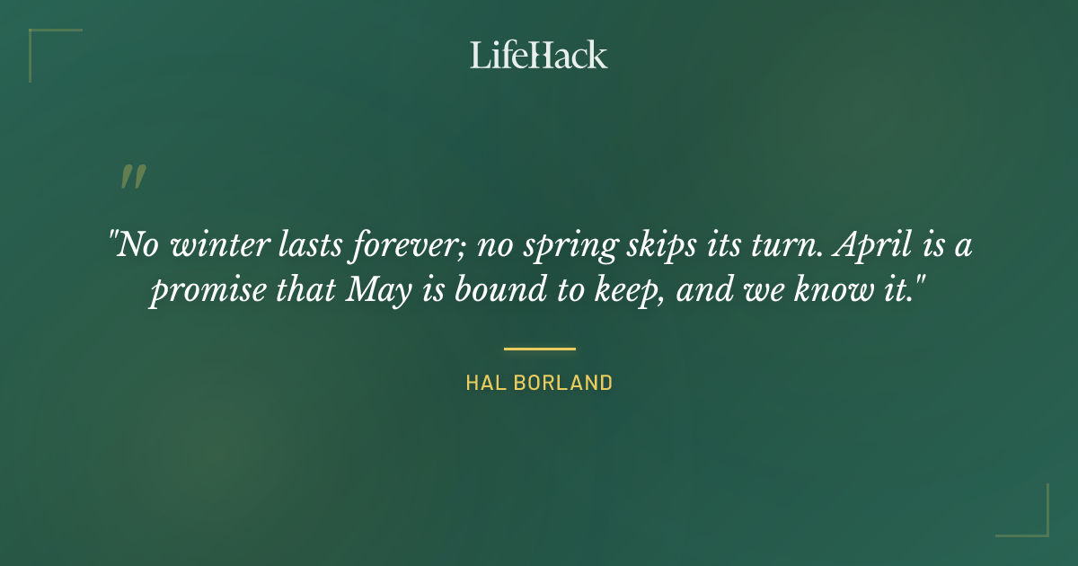 Quote by Hal Borland