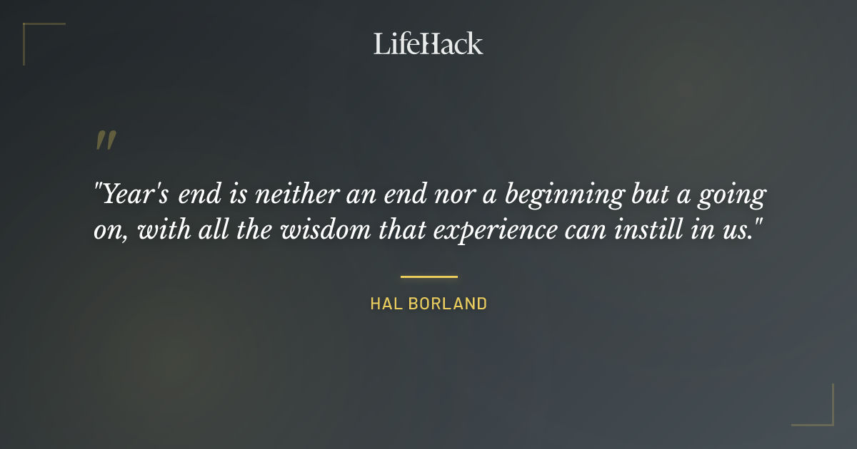 Quote by Hal Borland