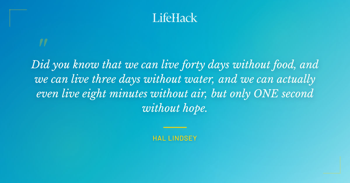 Quote by Hal Lindsey