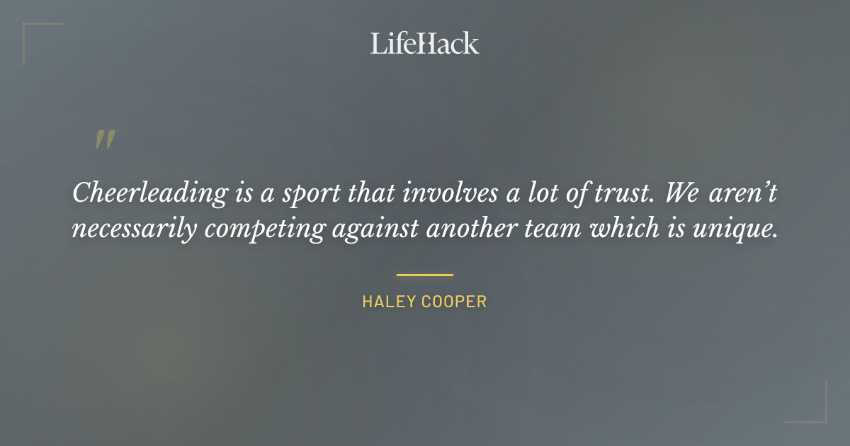 Quote by Haley Cooper