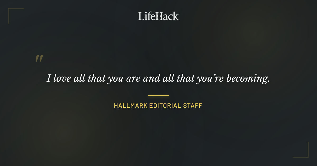 Quote by Hallmark Editorial Staff