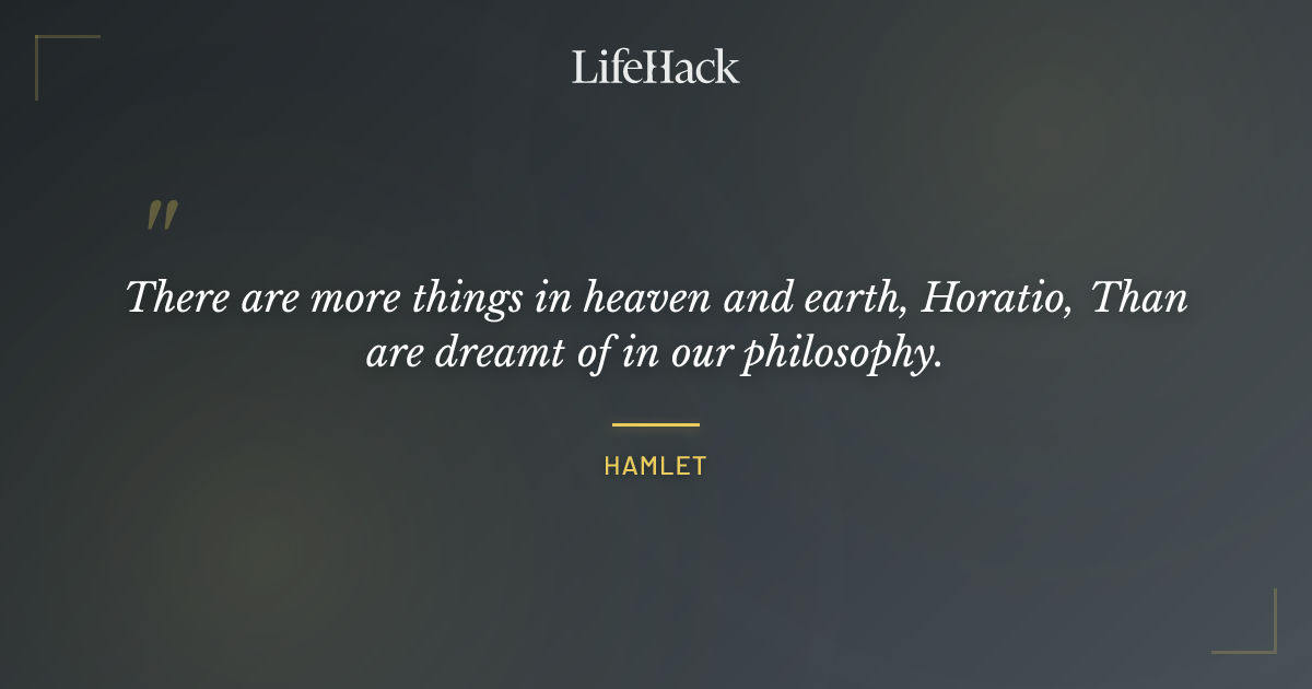 Quote by Hamlet