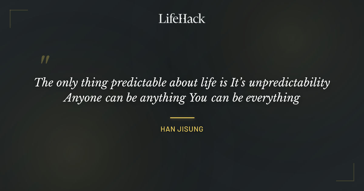 Quote by Han Jisung