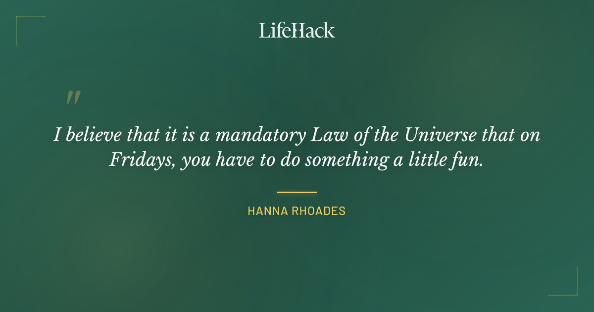 Quote by Hanna Rhoades
