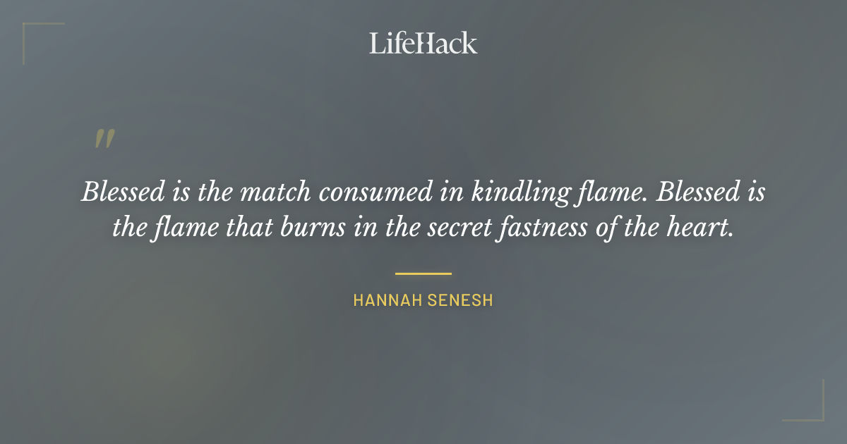 Quote by Hannah Senesh