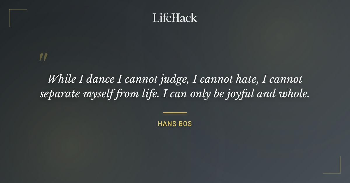 Quote by Hans Bos