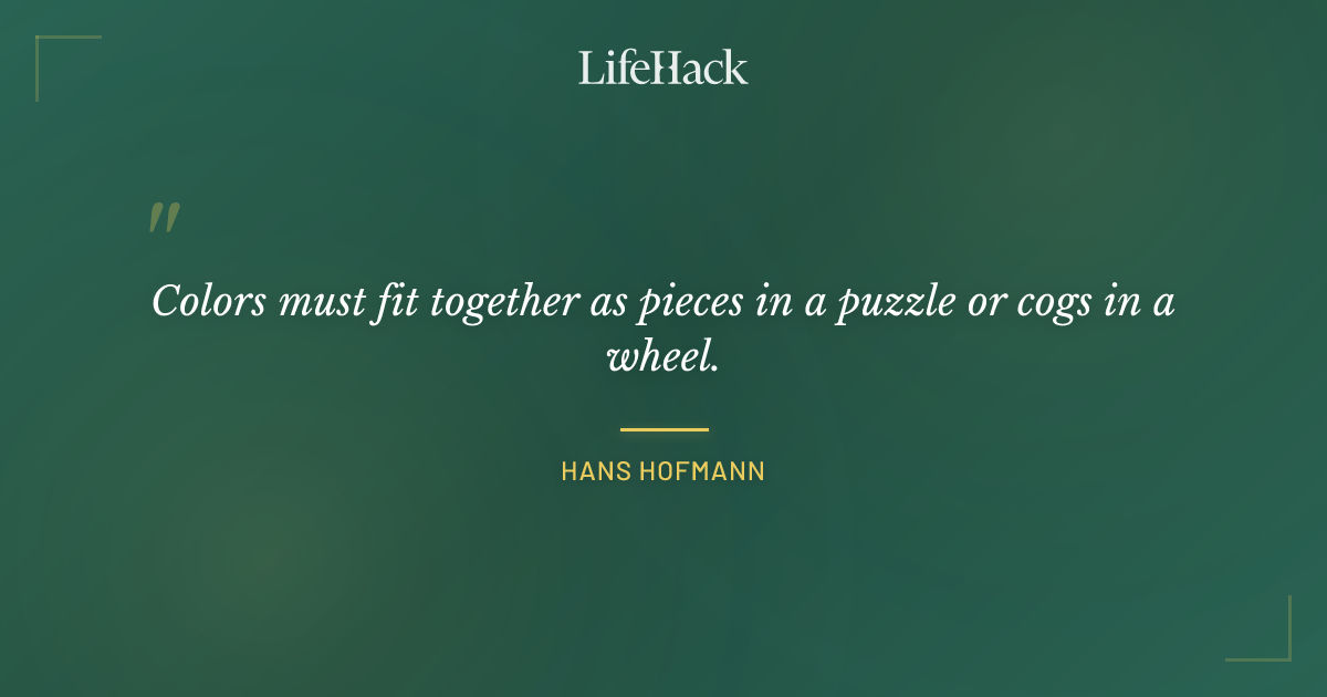 Quote by Hans Hofmann