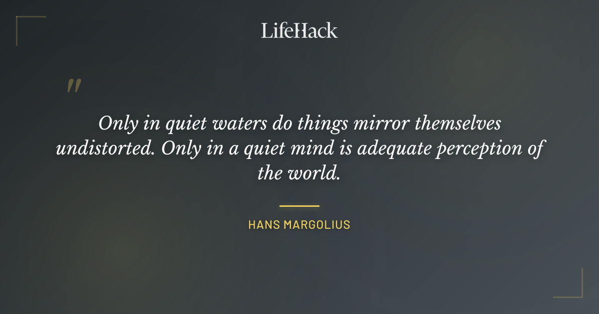 Quote by Hans Margolius