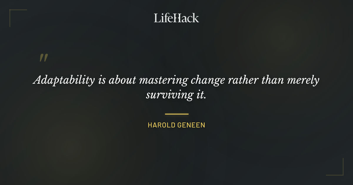 Quote by Harold Geneen