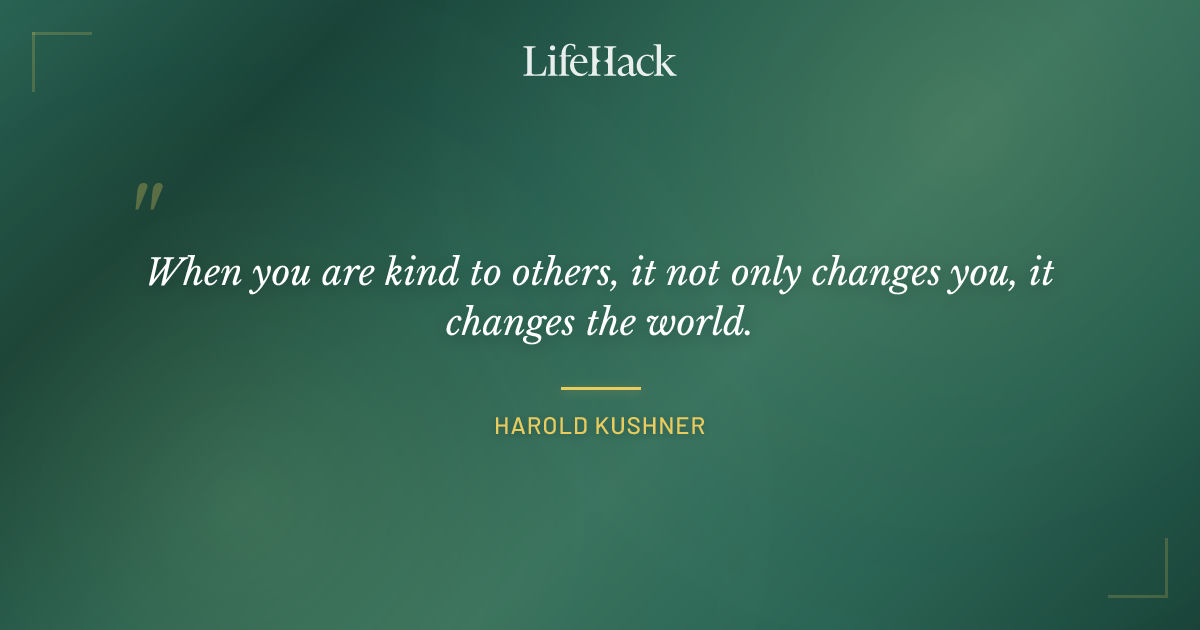 Quote by Harold Kushner