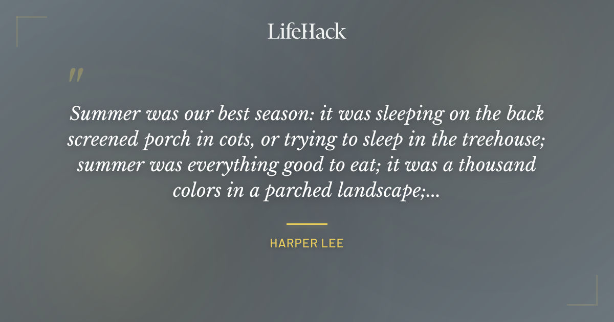 Quote by Harper Lee