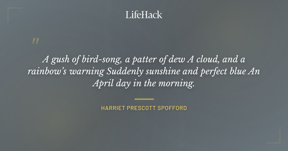 Quote by Harriet Prescott Spofford