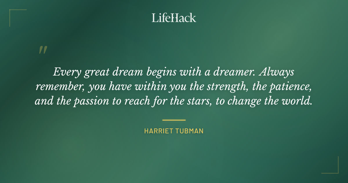 Quote by Harriet Tubman