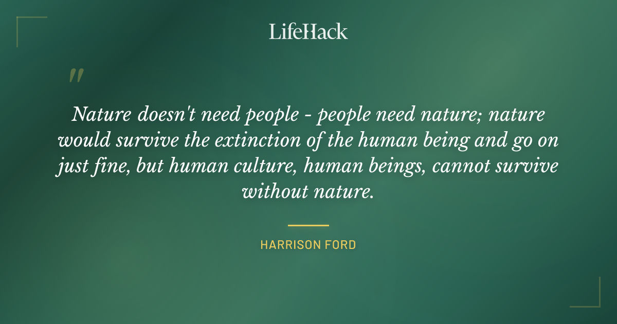 Quote by Harrison Ford