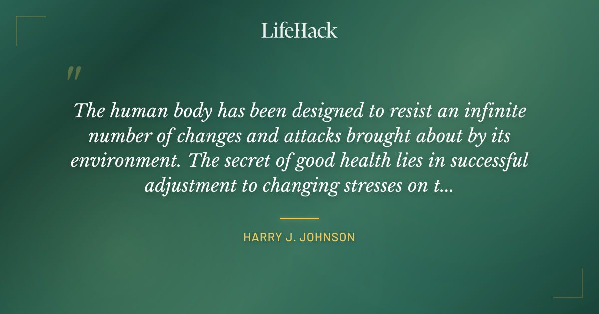 Quote by Harry J. Johnson