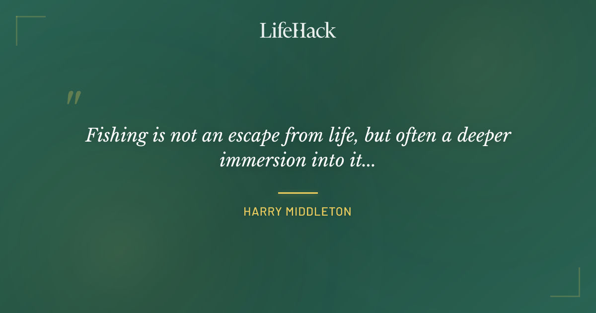 Quote by Harry Middleton