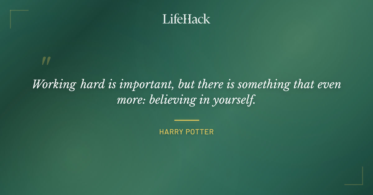 Quote by Harry Potter