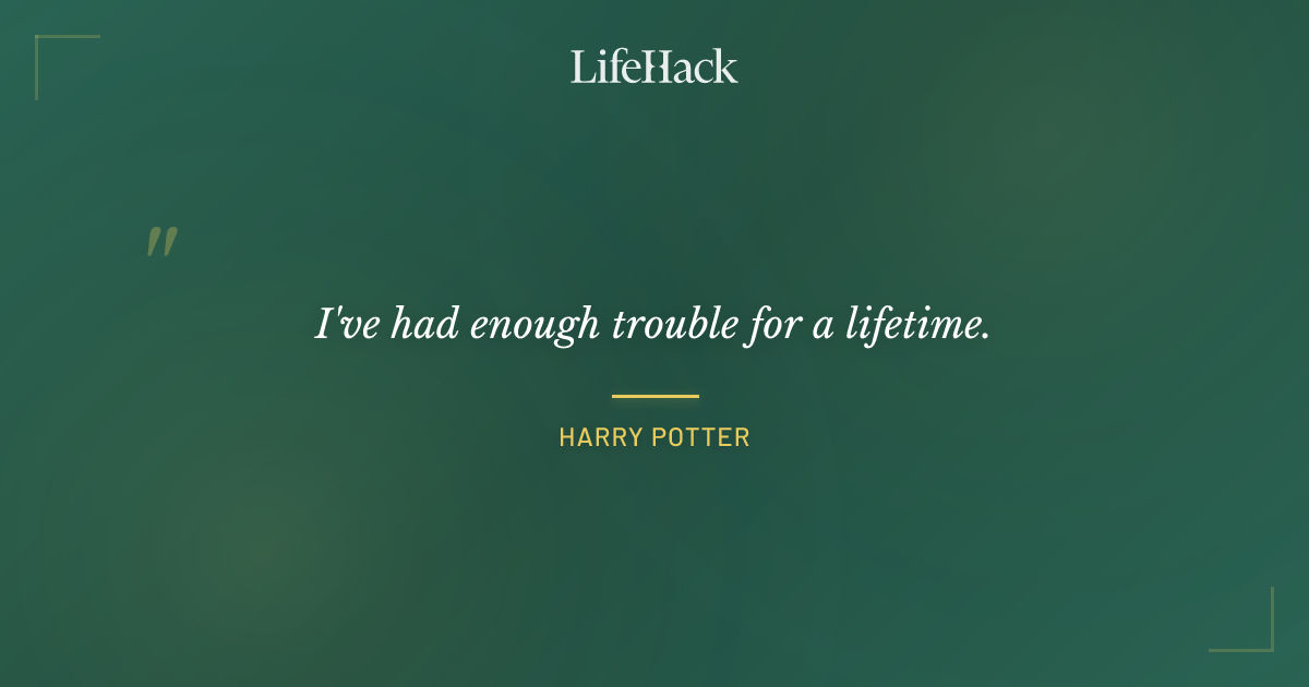 Quote by Harry Potter
