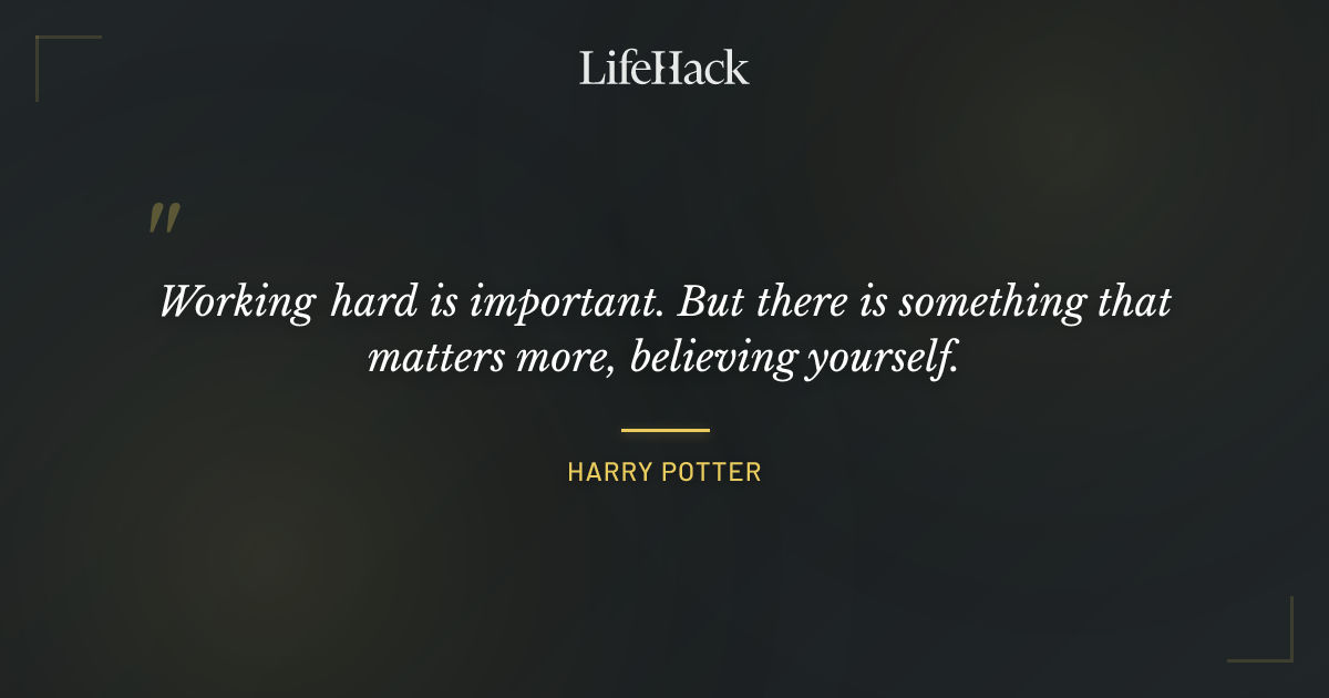 Quote by Harry Potter