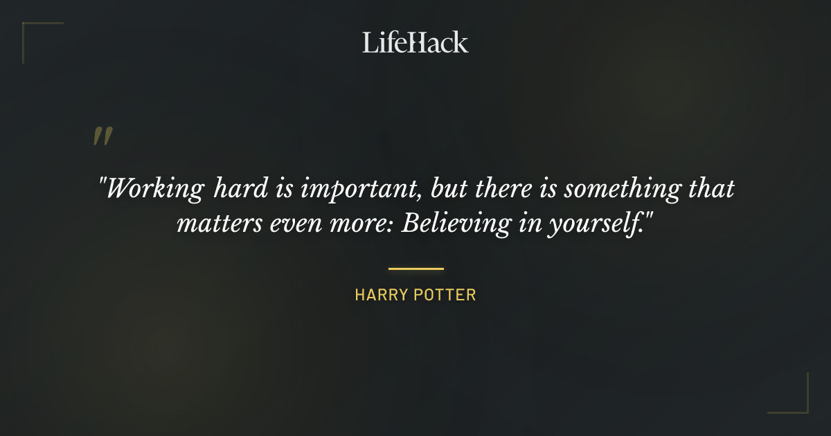 Quote by Harry Potter