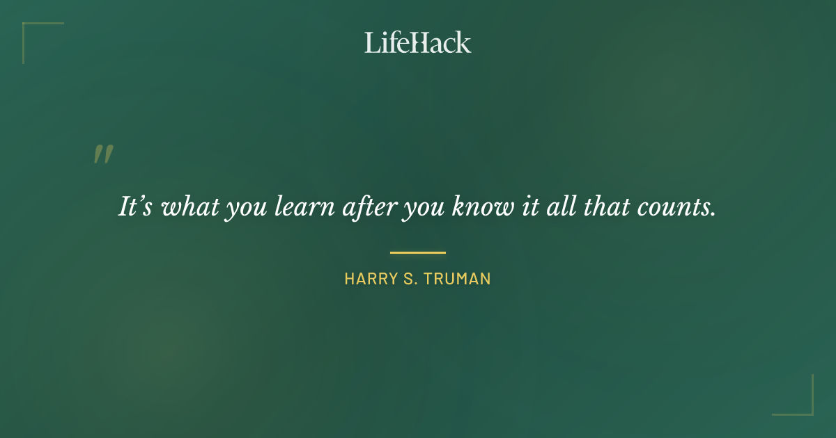 Quote by Harry S. Truman
