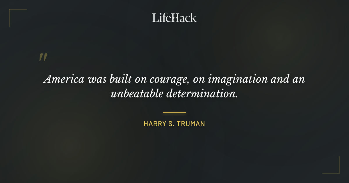 Quote by Harry S. Truman