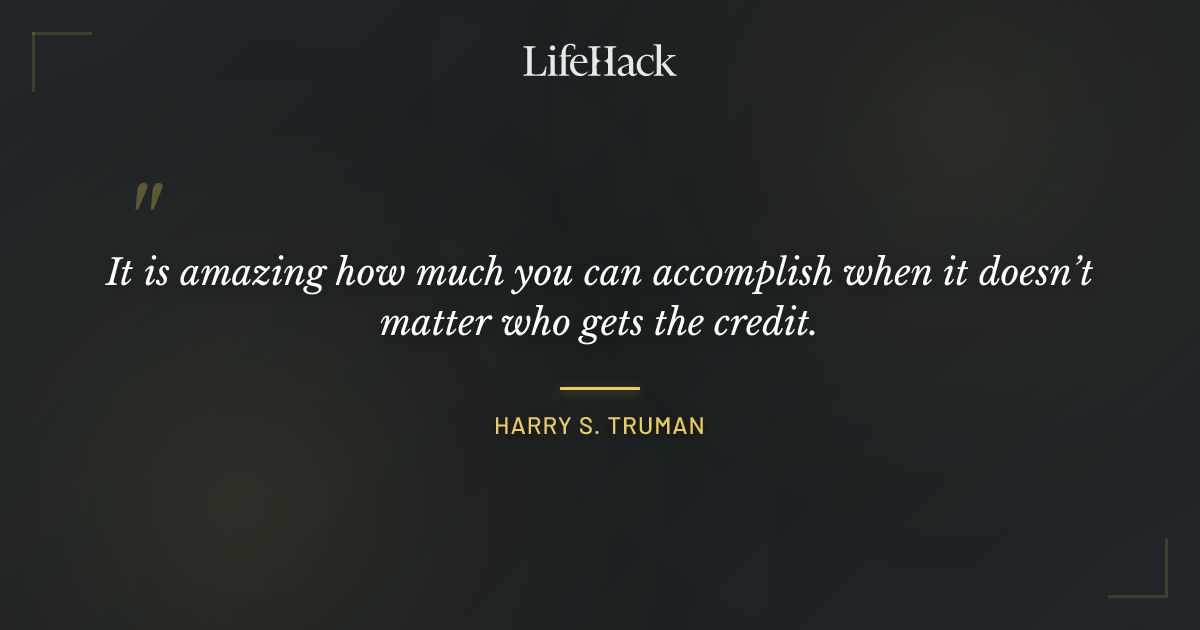Quote by Harry S. Truman