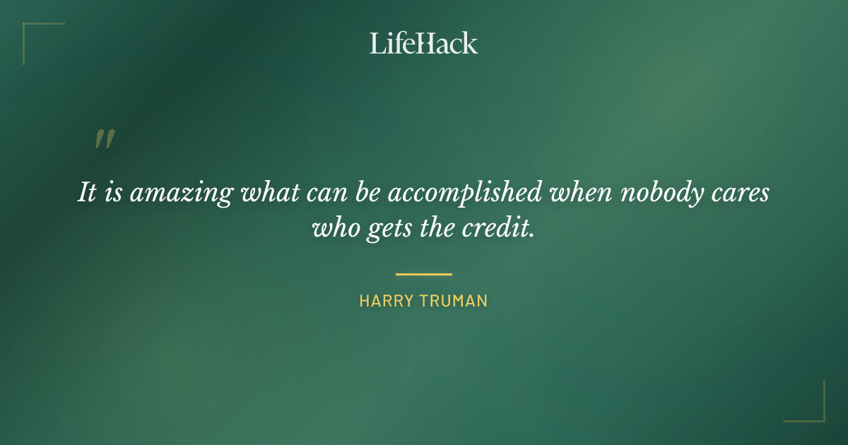Quote by Harry Truman