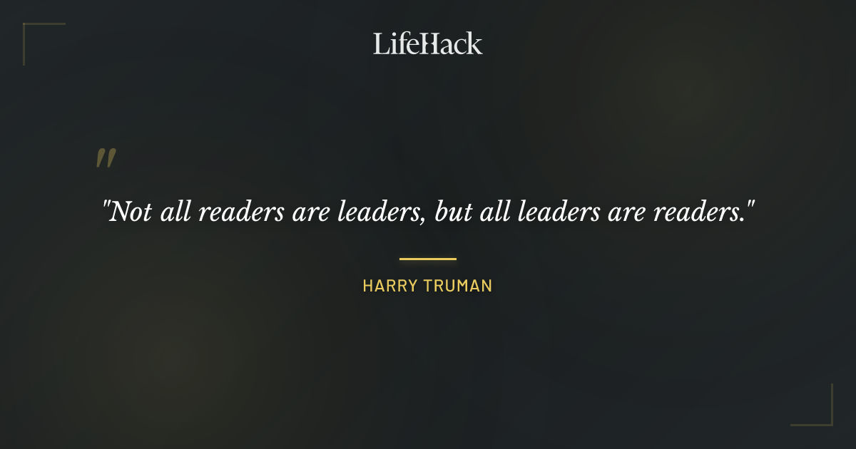 Quote by Harry Truman