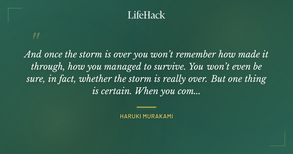 Quote by Haruki Murakami