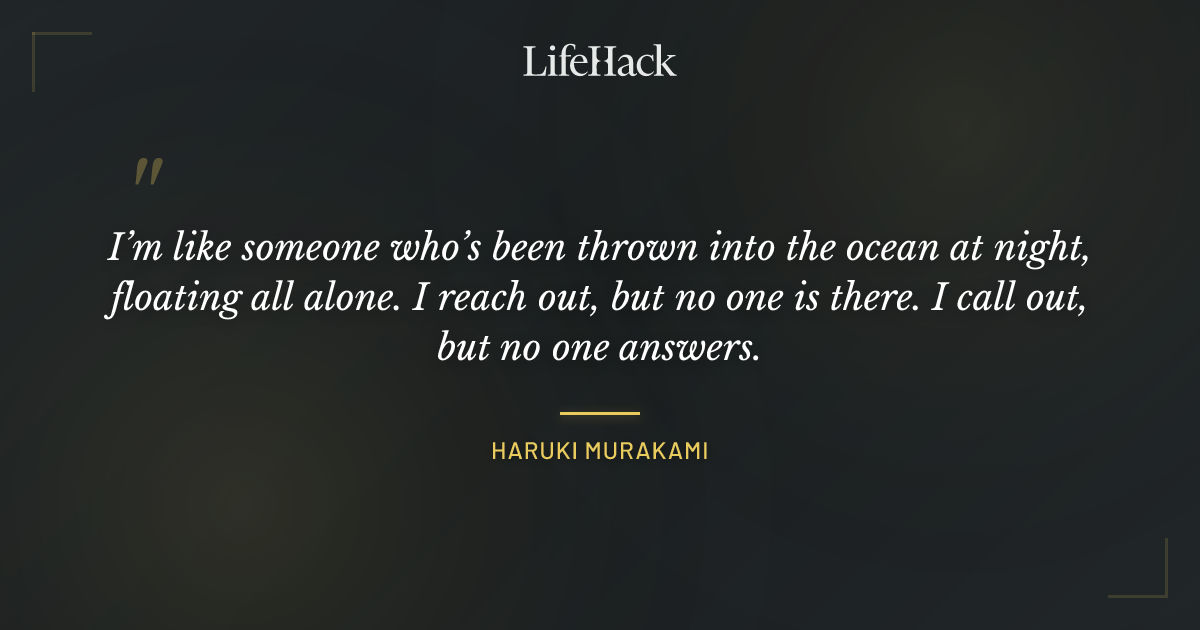 Quote by Haruki Murakami