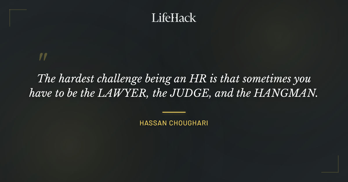 Quote by Hassan Choughari