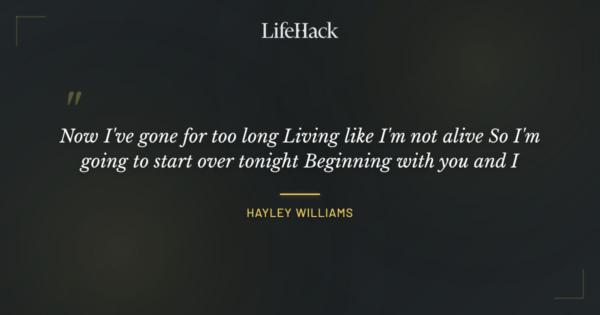 Quote by Hayley Williams
