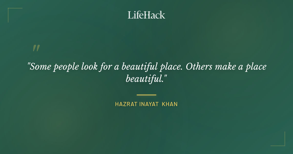Quote by Hazrat Inayat Khan