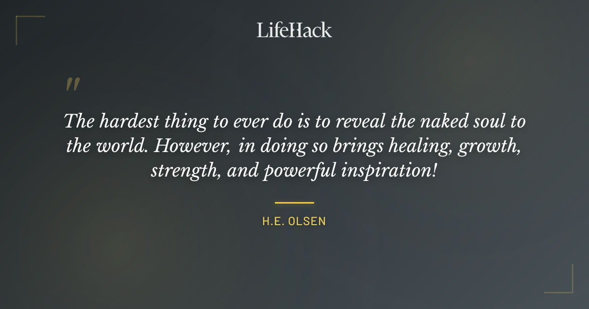 Quote by H.E. Olsen
