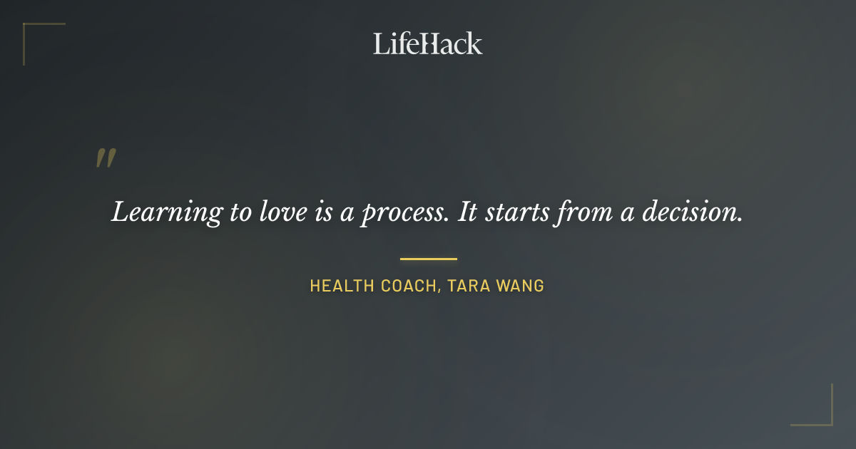 Quote by Health Coach, Tara Wang