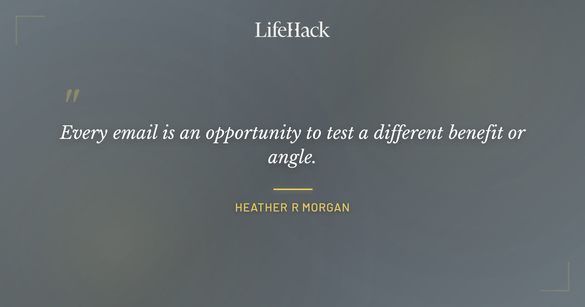 Quote by Heather R Morgan