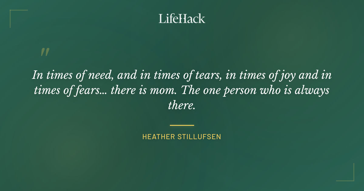 Quote by Heather Stillufsen