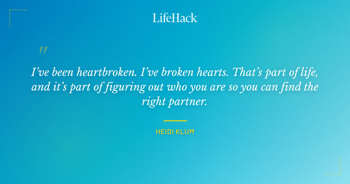 Quote by Heidi Klum