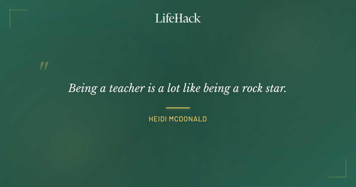 Quote by Heidi McDonald