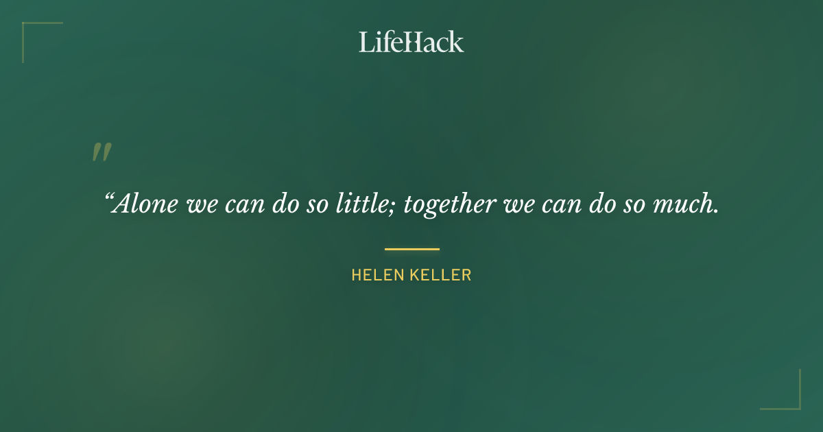 Quote by Helen Keller