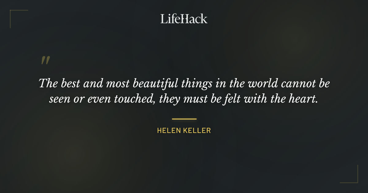 Quote by Helen Keller