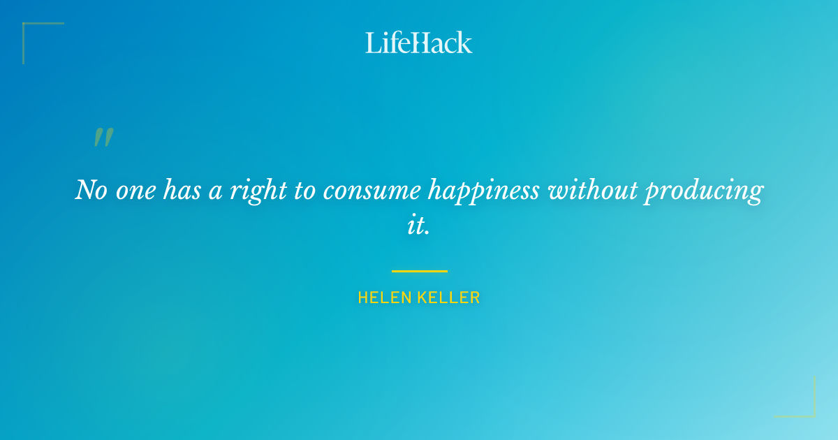Quote by Helen Keller