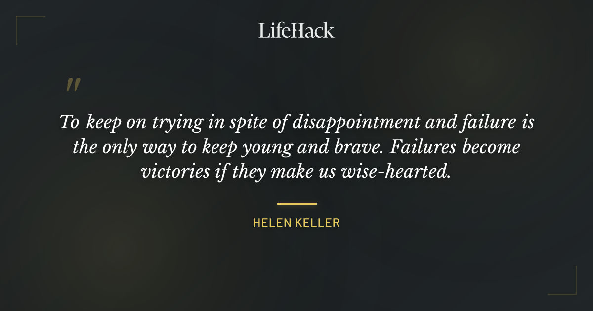 Quote by Helen Keller