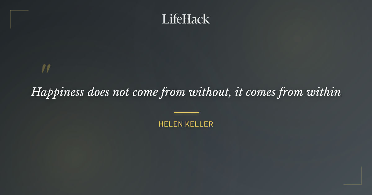 Quote by Helen Keller