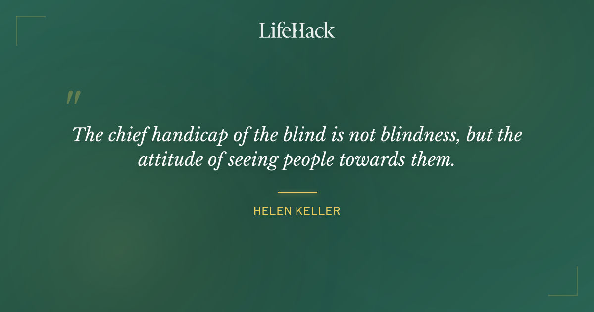Quote by Helen Keller